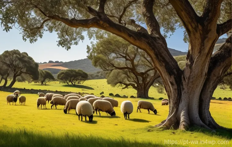 탄소 격리 식재 프로젝트의 지속 가능한 자원 관리 - **Prompt 1: A Vibrant Portuguese Pine and Eucalyptus Forest**
    A realistic, wide-angle shot of a ...