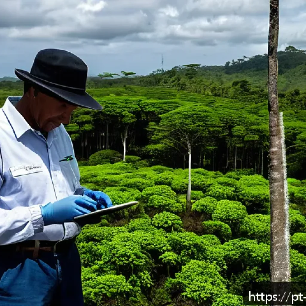 탄소 격리 식재 프로젝트 추진 시 유의사항 - A detailed scene of a sustainable reforestation project in a Brazilian Atlantic Forest setting, show...
